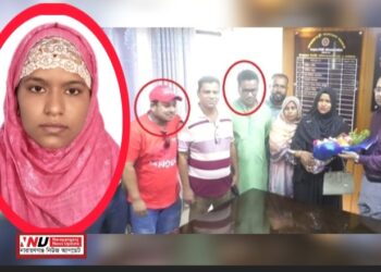 আসামিদের নিয়ে ইউএনওকে ফুল, শুরুতেই বিতর্কে পিংকি