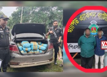 বন্দরের রানা ও রাহাত ১শ কেজি গাজাসহ আটক