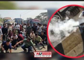 সোনারগাঁয়ে শ্রমিক বিক্ষোভে টিয়ারগ্যাস, রাবার বুলেট নিক্ষেপ