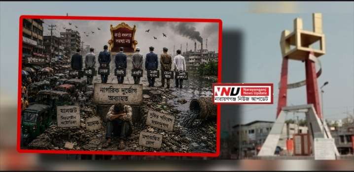 “কর্তা বদলায়, দুর্ভোগ নয়—অবহেলার শহর নারায়ণগঞ্জ”