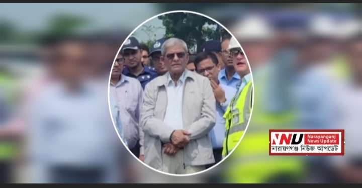 রূপগঞ্জ প্রকল্প ঘুরে দেখলেন মন্ত্রী মির্জা ফখরুল