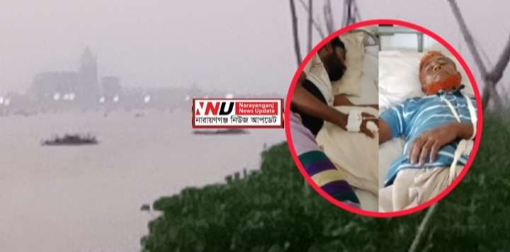 মেঘনায় জলদস্যুর দাপট : জেলে পিতা পুত্রকে কুপিয়ে লুট