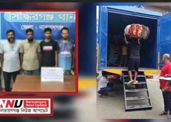লুণ্ঠিত কম্বলসহ কাভার্ড ভ্যান উদ্ধার, ৫ ডাকাত গ্রেপ্তার