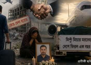 কম্বোডিয়ায় স্বপ্নভঙ্গ, এক বছর পর দেশে ফিরল মিন্টুর লাশ