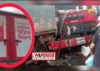 এবার শাহ সিমেন্টের কাভার্ড ভ্যানের চাপায় মাদ্রাসাছাত্র নিহত