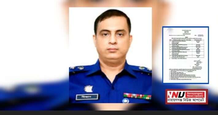 নারায়ণগঞ্জের এসপি মিজানুরের নতুন কর্মস্থল হাইওয়ে পুলিশ