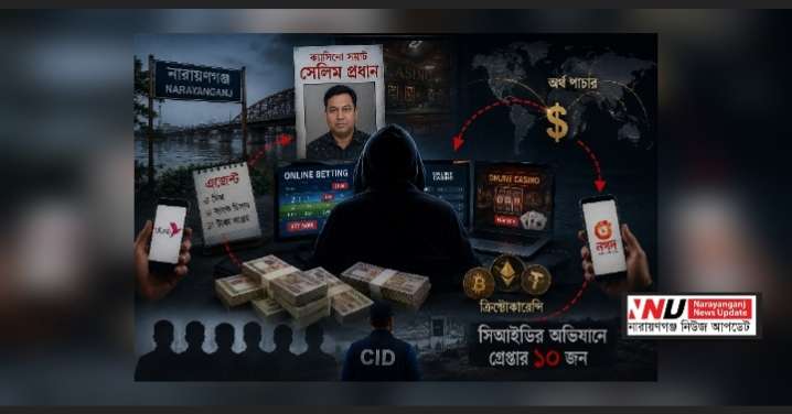 অনলাইন জুয়ার টাকায় বিদেশপাচার, নারায়ণগঞ্জে নেটওয়ার্কের খোঁজ