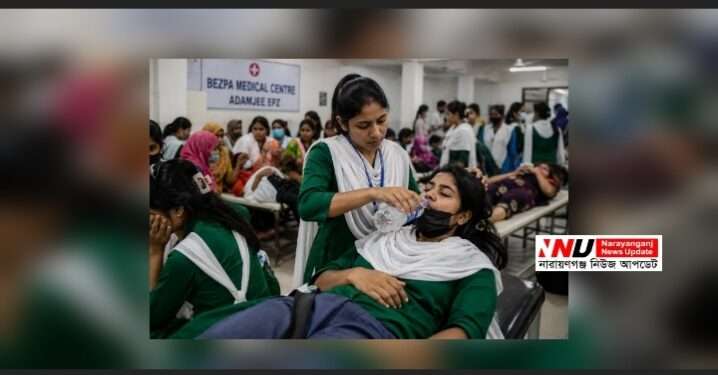 আদমজী ইপিজেডে শতাধিক নারী শ্রমিক অসুস্থ