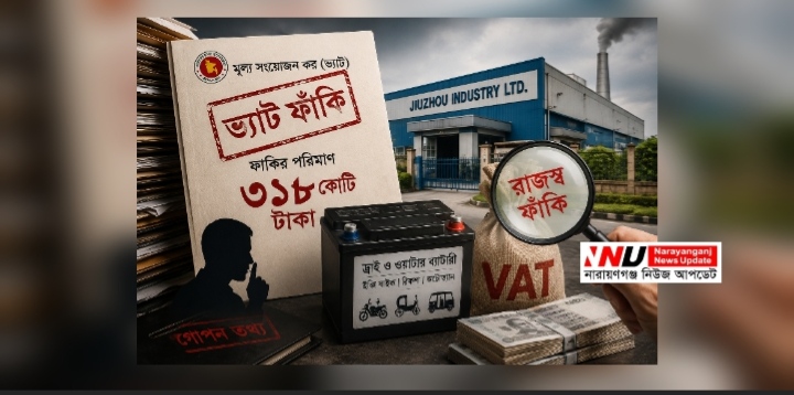 রূপগঞ্জের চায়নাভব্যাটারি কারখানা : ৩১৮ টাকার ভ্যাট ফাঁকি !