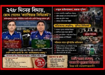 এসপি মিজান বিদায়, ‘ক্যাশিয়ার সিন্ডিকেট’ কি রয়ে গেল ?