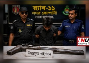 ক্রাইমজোন চনপাড়া থেকে পাইপগানসহ যুবক গ্রেপ্তার