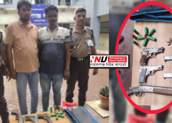 রূপগঞ্জে অভিযানে ৩ অস্ত্র, গ্রেপ্তার ছাত্রদল নেতা
